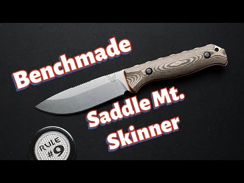 Load and play video in Gallery viewer, Benchmade Saddle Mountain Skinner Richlite
