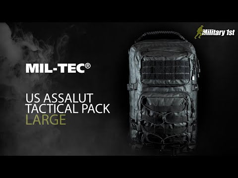 Laadige ja esitage video galeriivaaturis, Mil-Tec Seljakott Large Assault Pack 36 L - Tactical Black
