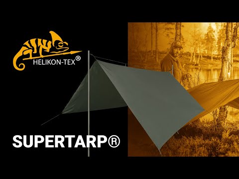 Load and play video in Gallery viewer, Helikon-Tex shelter &quot;Supertarp&quot;
