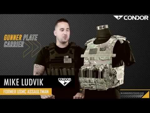 Load and play video in Gallery viewer, Condor plate carrier vest Gunner
