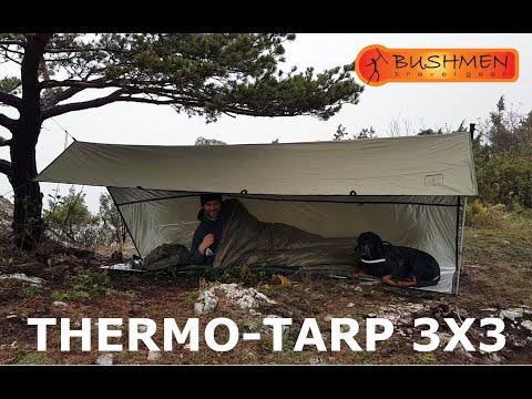 Laadige ja esitage video galeriivaaturis, Bushmen THERMO™-Tarp 3×3 / camo
