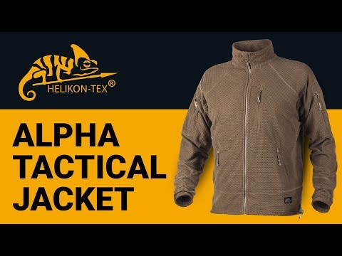 Laadige ja esitage video galeriivaaturis, Helikon-Tex ALPHA TACTICAL Jacket - Grid Fleece - Black - Unisex
