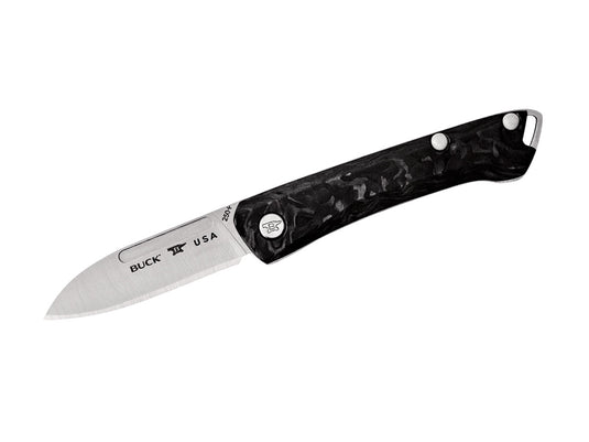 Buck Saunter Marbled Carbon Fiber 250CFSLE Limited Edition Folding Knife