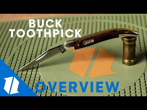 Laadige ja esitage video galeriivaaturis, Volditav nuga Buck Toothpick 385BRS
