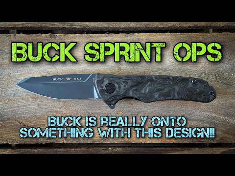 Buck Saunter Marbled Carbon Fiber 250CFSLE Limited Edition Folding Knife