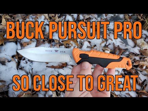 Load and play video in Gallery viewer, Knife Buck Pursuit Pro Small 0658ORS
